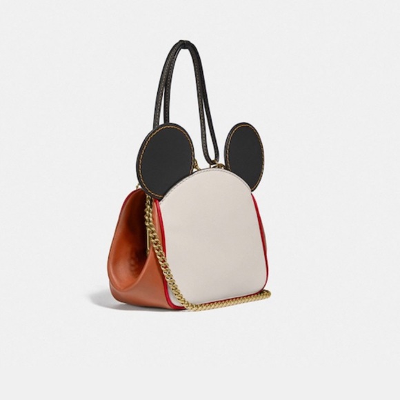 Coach Disney Mickey Mouse X Keith Haring Kisslock Bag Shoulder purse NWT Rare - Picture 2 of 8